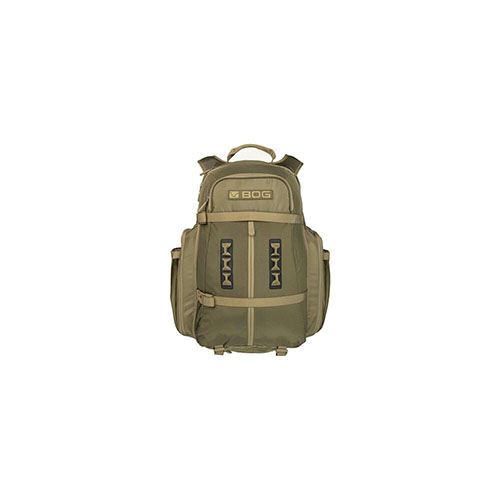 Le sac à dos Agility de BOG allie légèreté et robustesse avec 2900 pouces cubes de capacité, un cadre en aluminium et une housse de pluie intégrée.